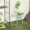 Blue Iron Transitional Plantstand, 21" x 19" x 18"